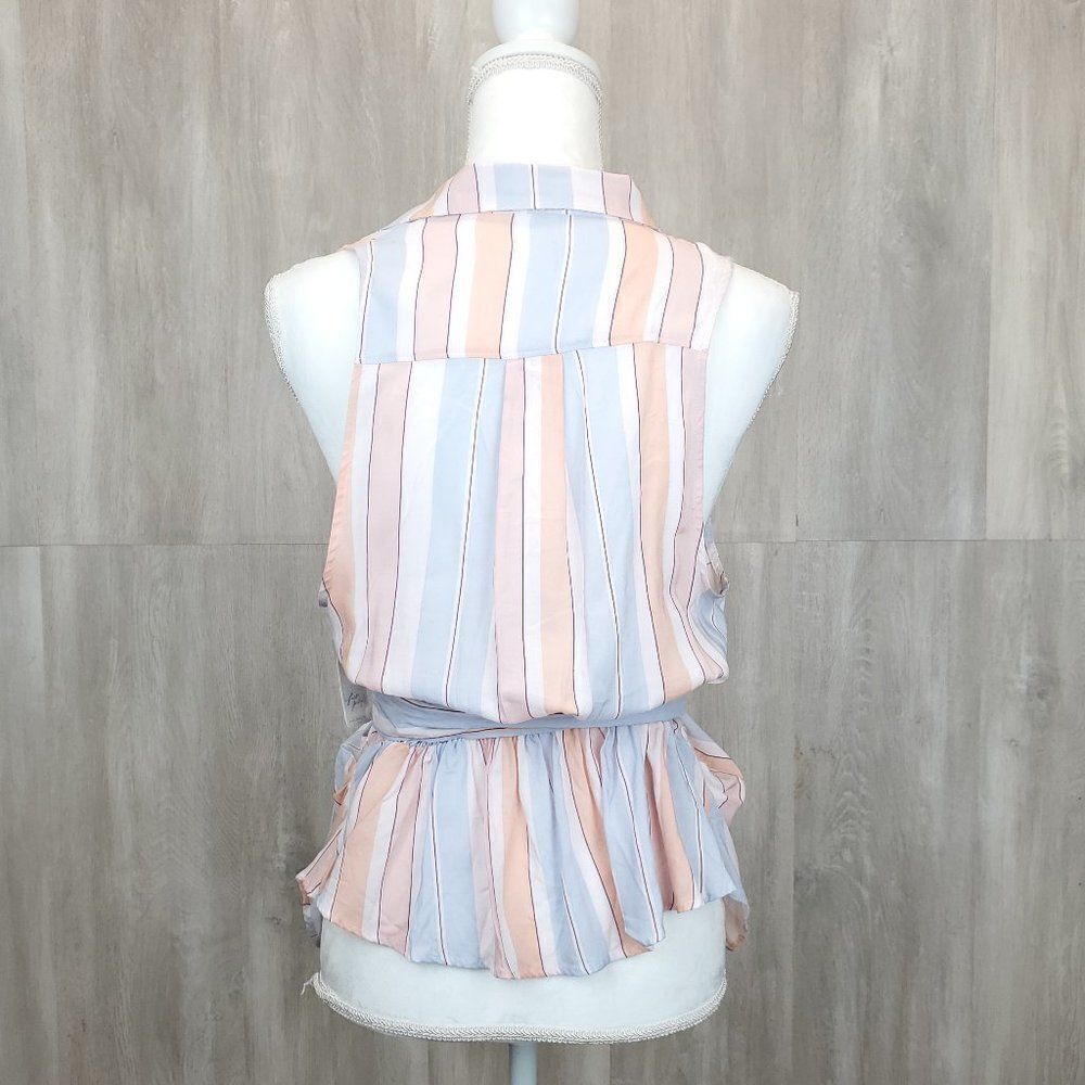 Free People Mackenzie Wrap Top in Ivory Combo - Picture 7 of 11